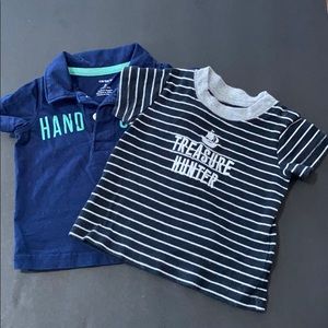Carter’s Baby boy shirts 6 months